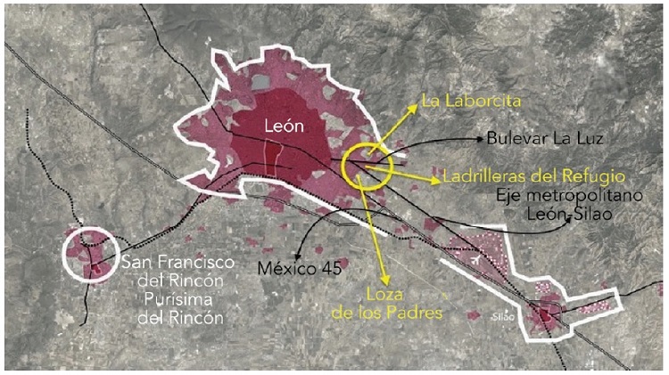 Comunidades de estudio dentro de la zona metropolitana de León
