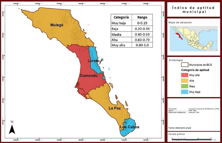 &Iacute;ndice de aptitud municipal normalizado para la instalaci&oacute;n de CFV