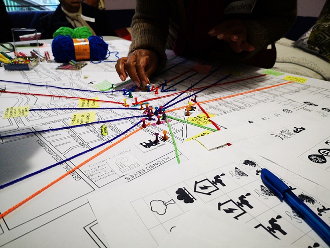 Talleres participativos sobre mapeo colectivo