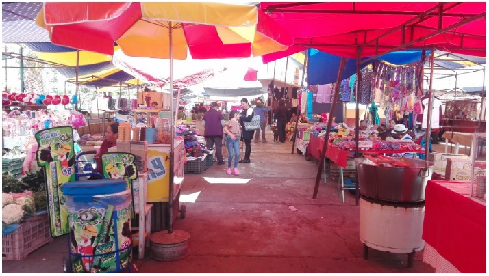 Tianguis semanal en San Nicol&aacute;s de los Ranchos