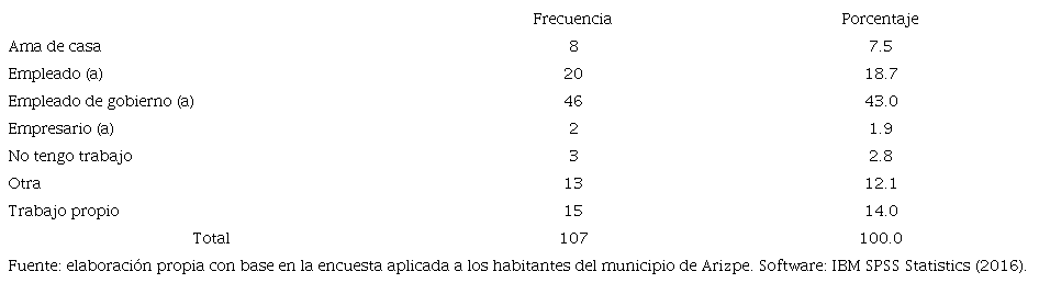 Ocupaci&oacute;n