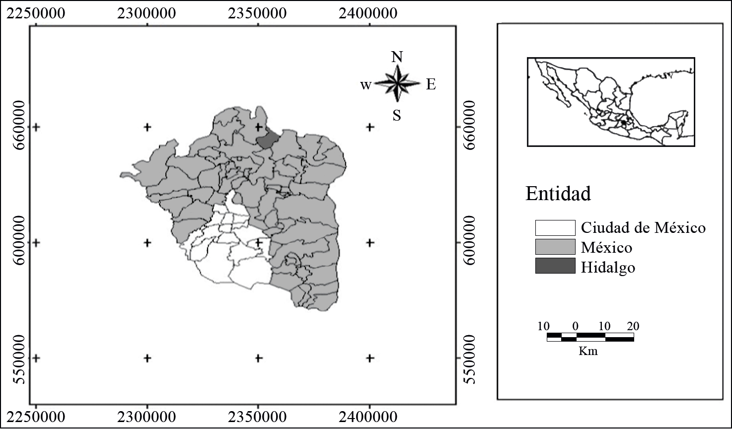 Delegaciones y municipios de la Zona Metropolitana de la Ciudad de México