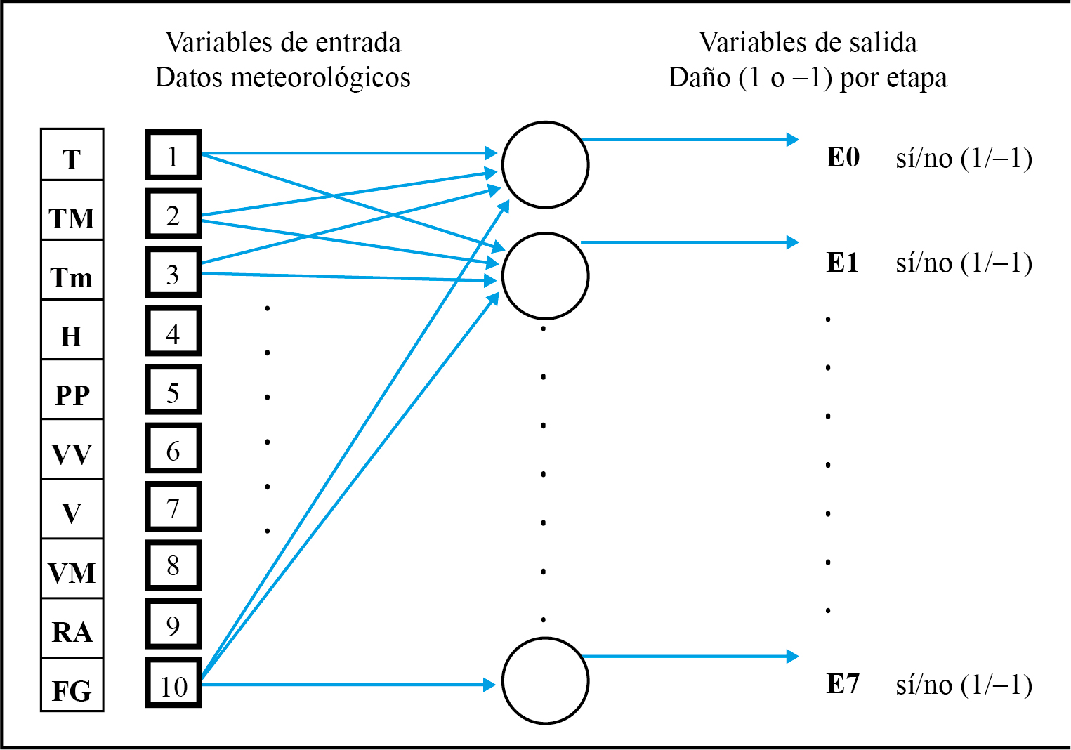 Arquitectura de la RNA
