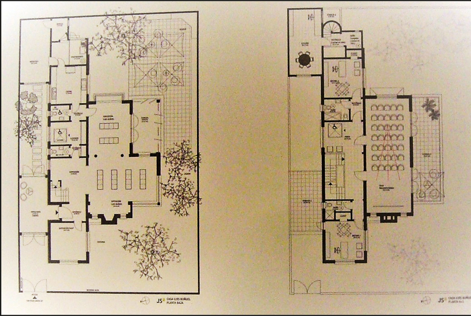 Fotograf&iacute;a del proyecto efectuado para readaptaci&oacute;n de la casa Bu&ntilde;uel. Esta imagen se tom&oacute; del plano representativo que se encuentra en el inmueble 