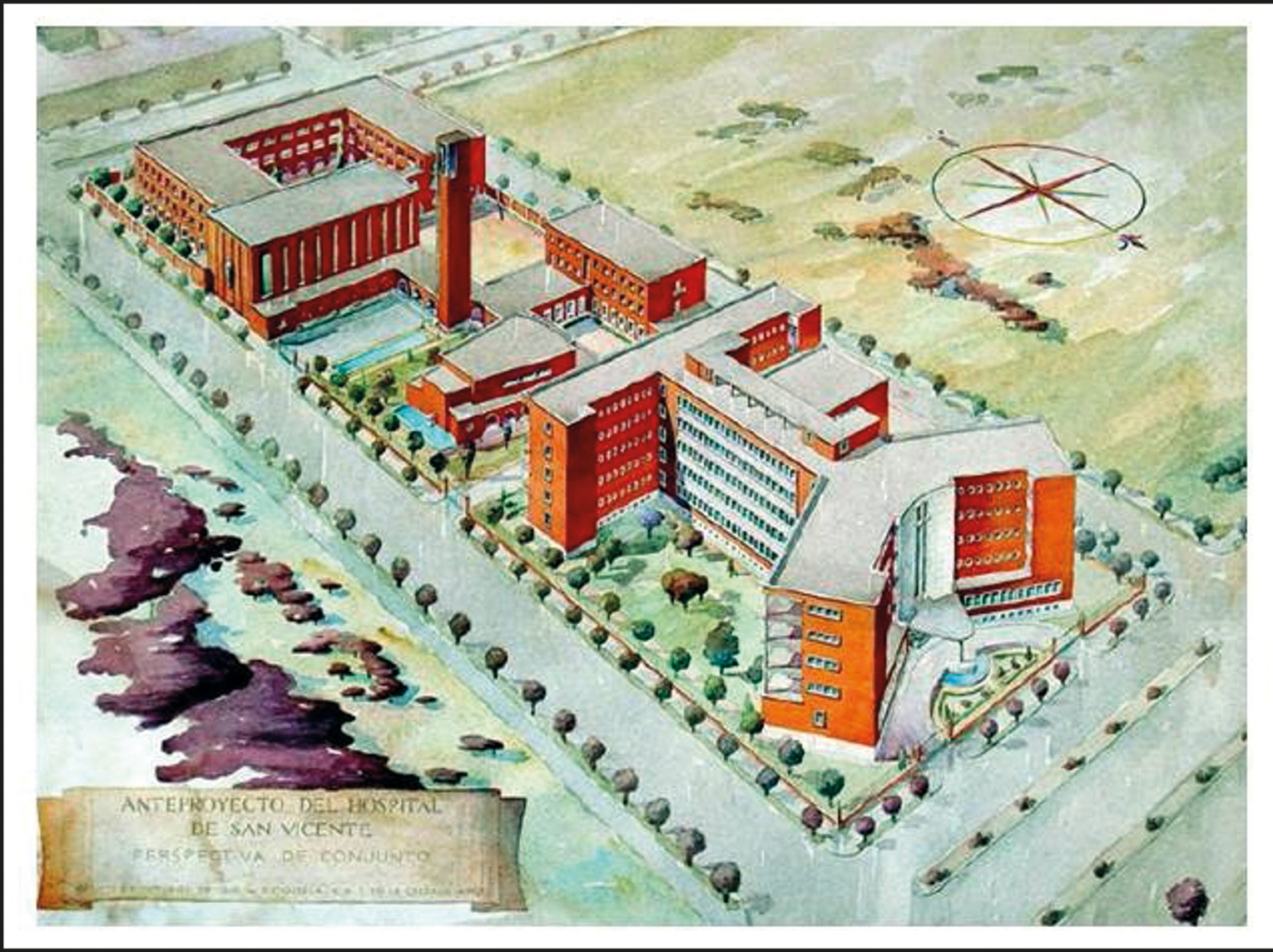 Anteproyecto del hospital de San Vicente en M&eacute;xico 