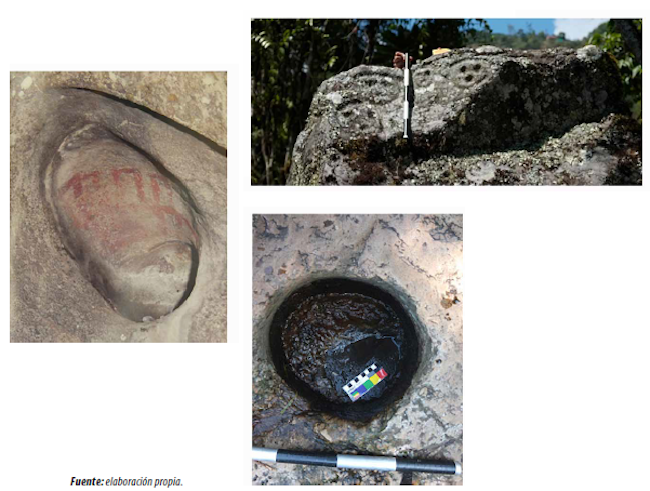 Oquedades, petroglifos cupulares y cúpulas