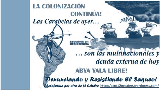 ¡La colonización continúa!, 2012