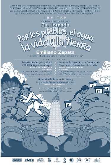 Por los pueblos, el agua, la vida y la tierra, 2015