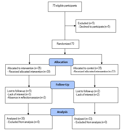 Flow Diagram of the study