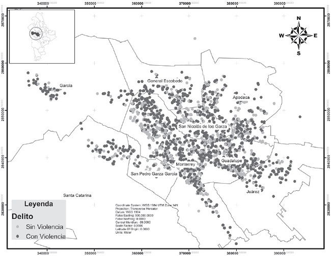 Distribución geográfica de la muestra de microempresas