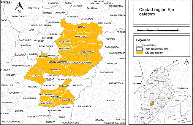 Ciudad región Eje cafetero