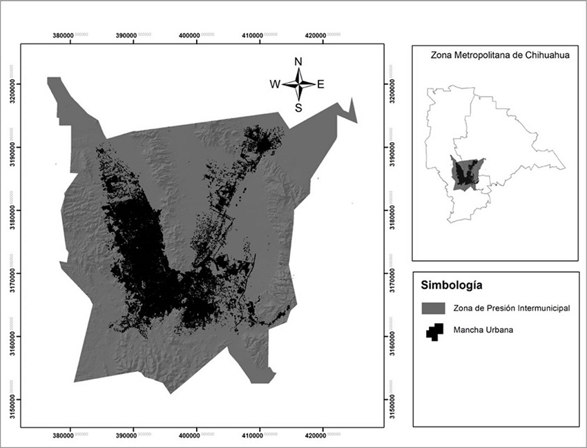 Distribución espacial del uso de suelo urbano de 2015