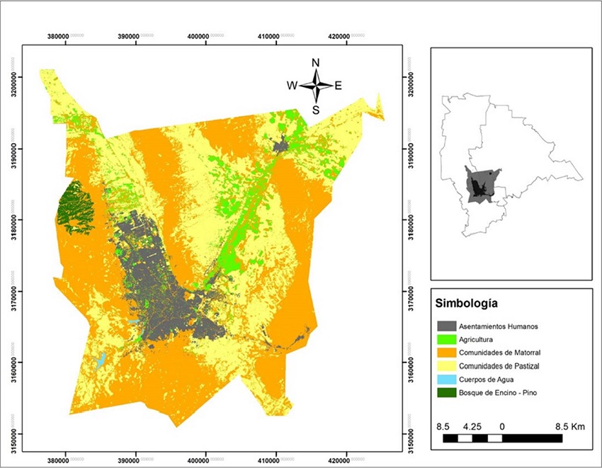 Clasificación supervisada de la imagen Landsat TM del año 2005