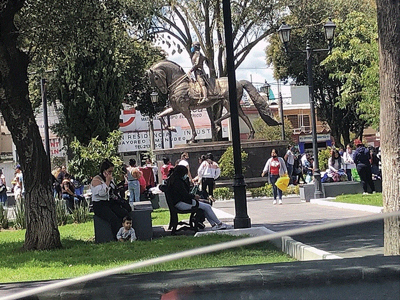 Aspecto del Parque “Simón Bolívar” de Toluca