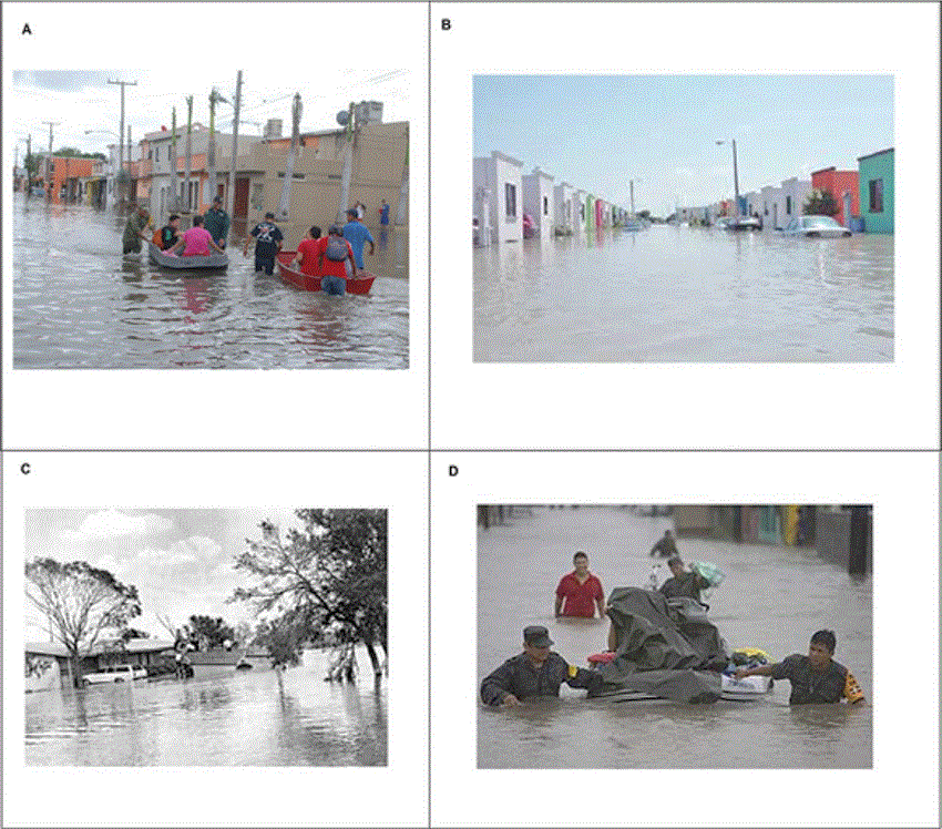 Zonas bajas de la zona cero de Matamoros