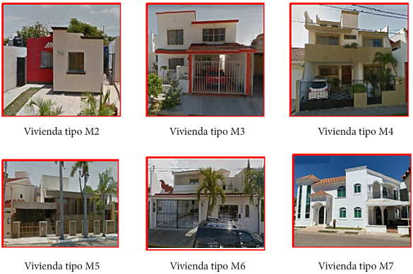 Tipos de vivienda, definidos por sus especificaciones de construcci&oacute;n (particularmente acabados)