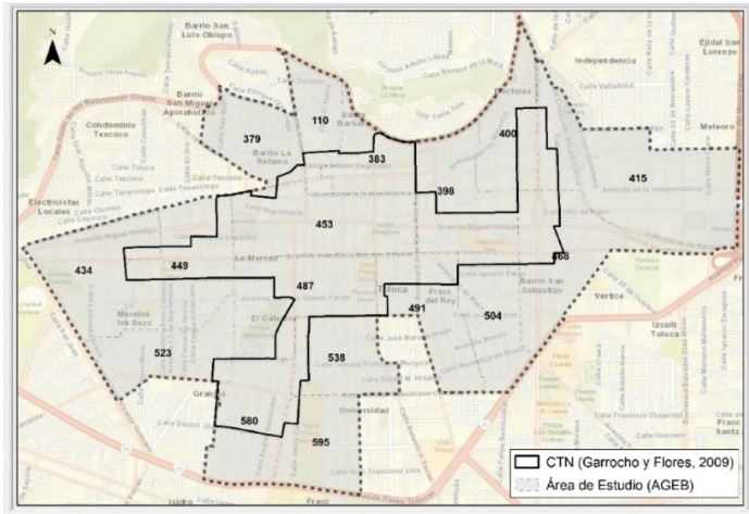 Localizaci&oacute;n del &aacute;rea de estudio