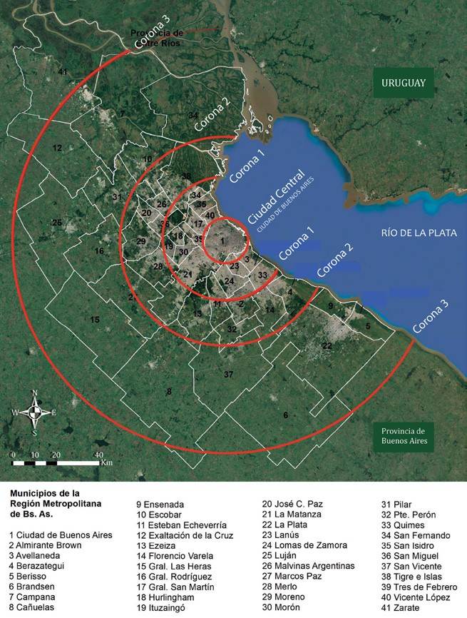 Municipios de la Aglomeración Gran Buenos Aires
