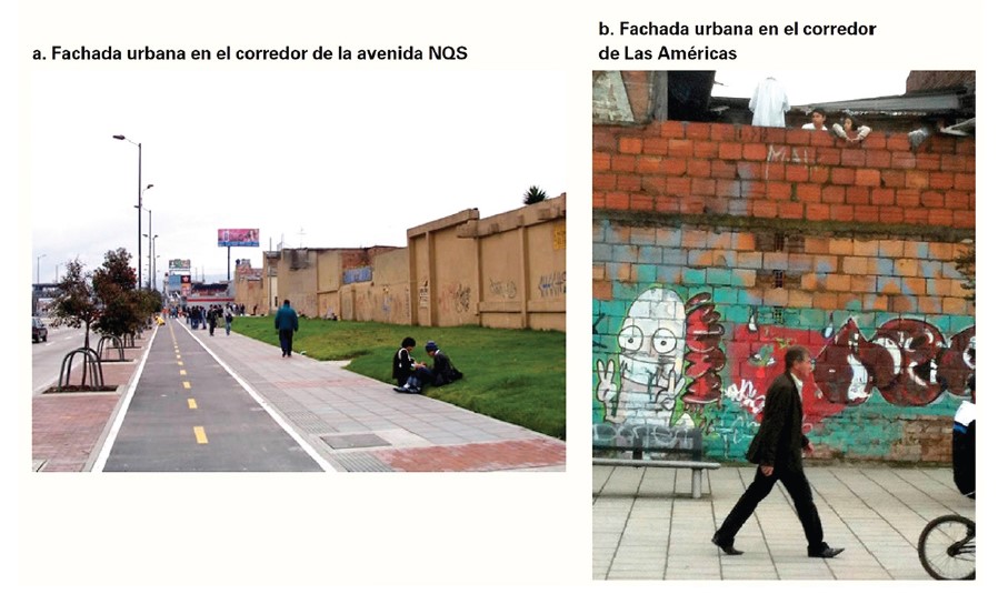 Espacios poco atractivos y desconectados en los corredores