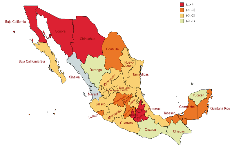 Defunciones en M�xico, 1990-2019, su pron�stico y estimaciones para 2020