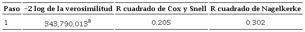 Resumen del modelo