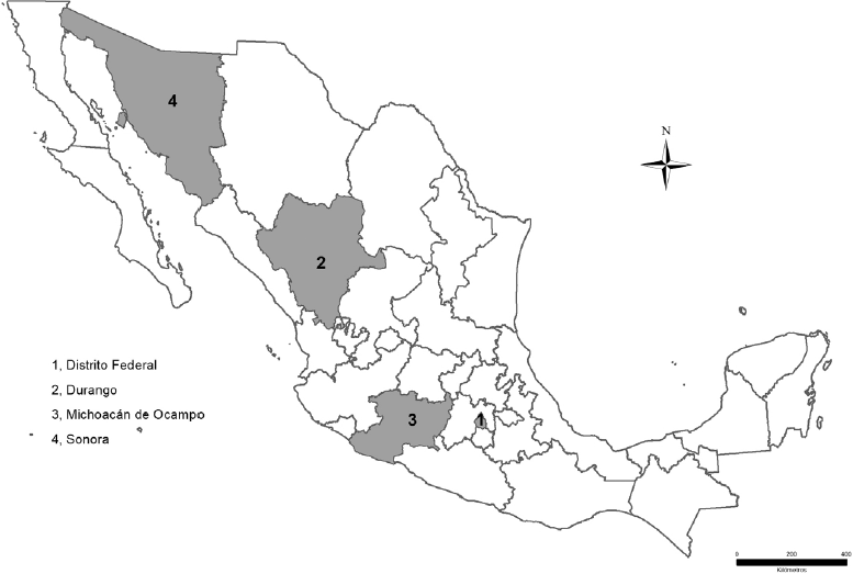 Presupuestos participativos implementados por gobiernos estatales en M&eacute;xico hasta 2016