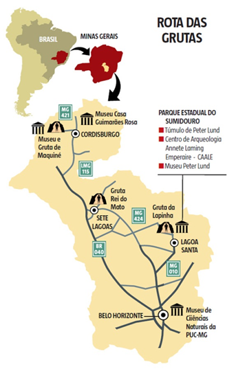Figura
2 – Mapa
da Rota Lund
