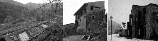 Huertos con t&eacute;cnica de abono verde y construcciones reformadas en Mipanas y en Is&iacute;n