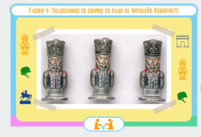 Soldadinhos de chumbo do filho de Napole�o Bonaparte.