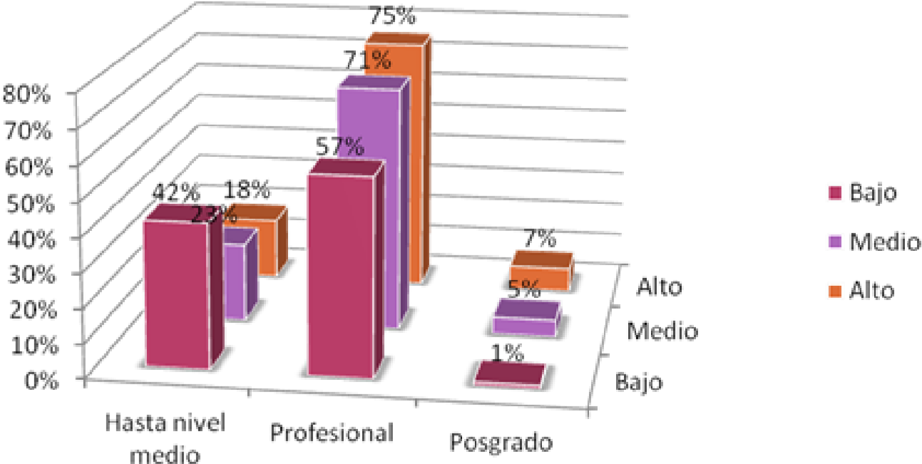 Aspiraciones
educativas de los padres para sus hijos

Seg&uacute;n nivel
socioecon&oacute;mico, Ciudad Aut&oacute;noma de Buenos Aires.