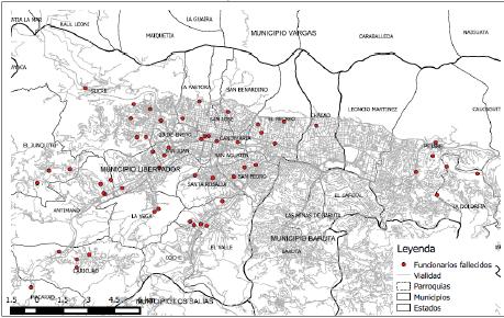 Casos Área Metropolitana de Caracas 2013