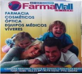 estética publicitaria convencional. Ubicación: Puerto Ordaz, Av. Atlántico c/c Av. Circunvalación. Sector Unare 1. Afichado entre noviembre 2014- febrero 2015.