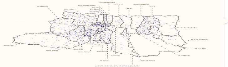 Zona Metropolitana de Caracas. Frecuencia de lesionados por armas de fuego registrados en los hospitales estudiados. 2017 a 2019.