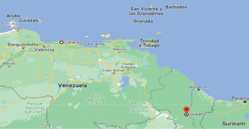 de Caracas a Guyana
