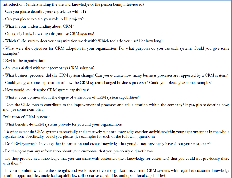 Interview Guide