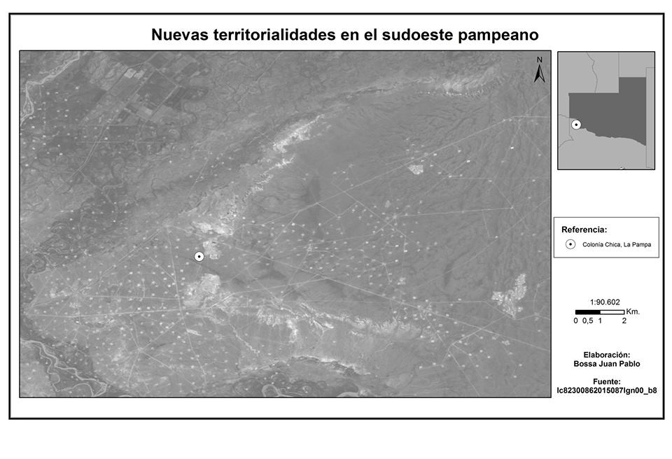 Figura 3. Red de oleoductos une pozos petroleros y altera el paisaje regional