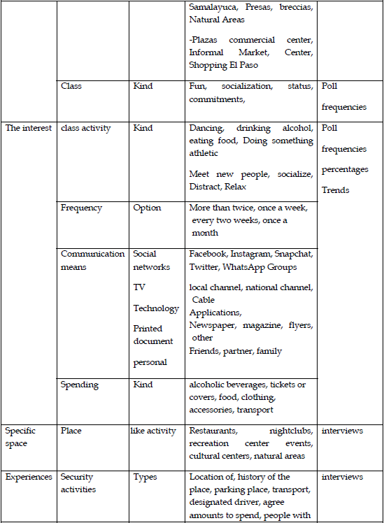Conceptualization of elements of youth organization