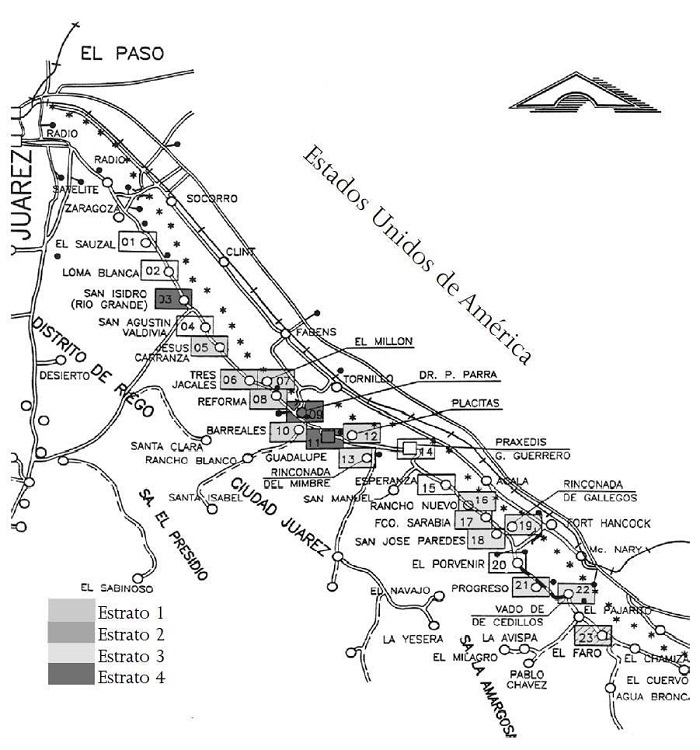Las 23 localidades del Valle de Juárez