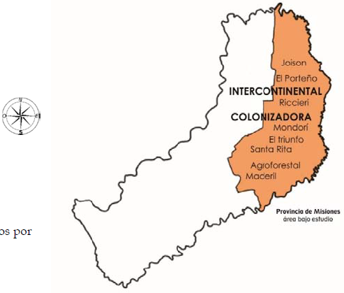 Propiedades privadas ubicadas en el nordeste de la Provincia de Misiones
