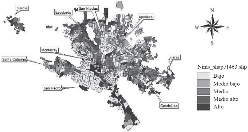 &Iacute;ndice de rezago social en AMM.