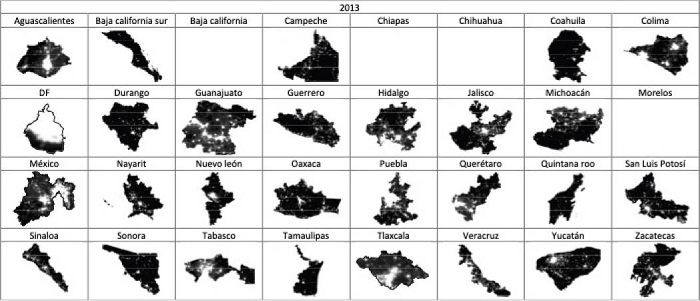 Luminosity in Mexico, 2013
