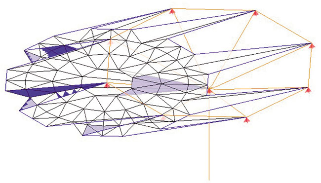 Se gener&oacute; la malla octagonal y se dio paso para obtener la forma virtual de la cubierta parab&oacute;lica