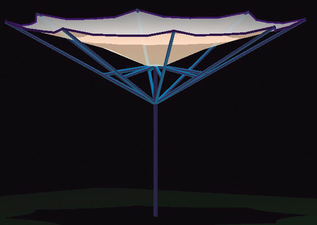  Despu&eacute;s de generarse la estructura completa junto con la membrana se obtiene mayor estabilidad