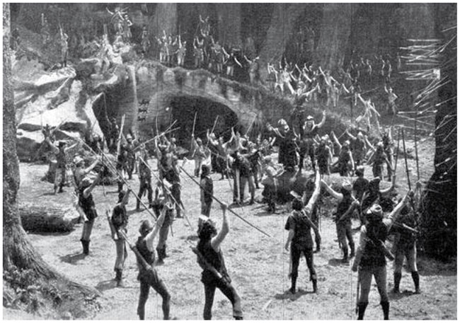 Fotograma de la película Robin Hood (Allan Dwan, 1922)