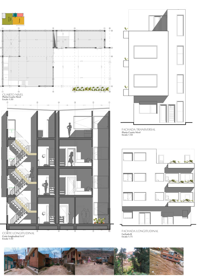 Dise&ntilde;o de vivienda de 6 x 12