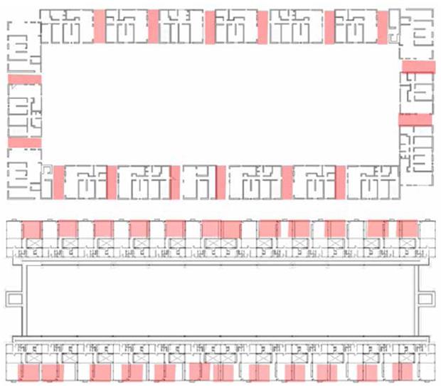 El jard&iacute;n del proyecto de Le Corbusier adaptado a un proyecto m&aacute;s contempor&aacute;neo: Caravanchel 17