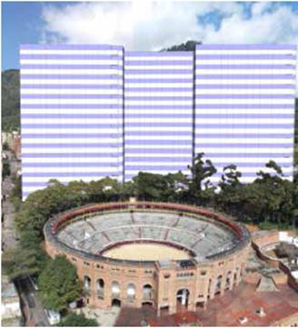 Torres de forma llana y monumental