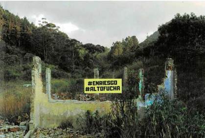 Portada del libro Los comunes urbano-rurales del Alto Fucha. En riesgo.