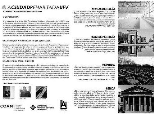 Ciudad rehabitada. Actividad dentro de la Semana de la Arquitectura