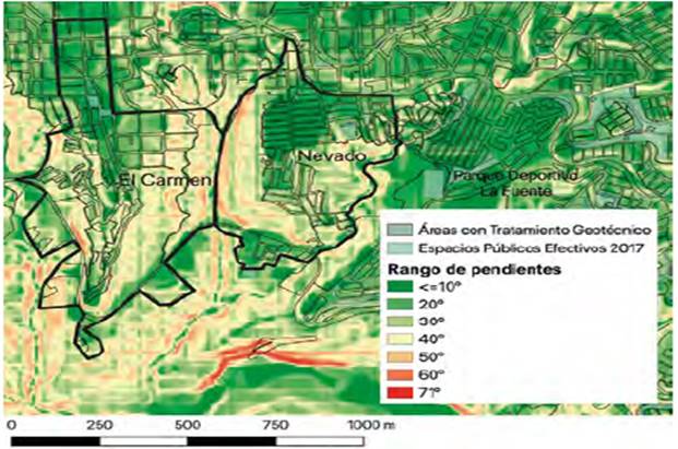 Trama irregular en el barrio F&aacute;tima.
